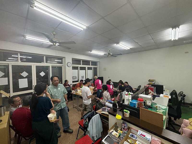 南投罷團召開會議，針對下一階段地面宣傳、陸戰布局與志工協調進行策略討論。   圖：「去游除垢」團隊提供