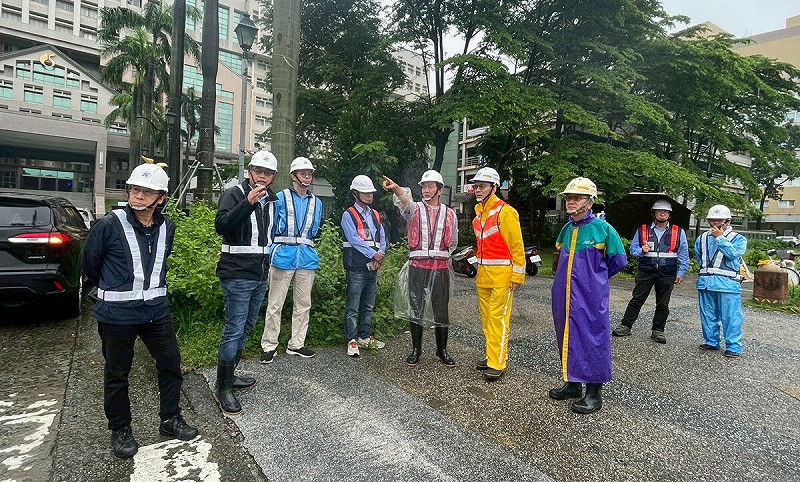 高捷展開捷運黃線澄清路正修科技大學工區沿線交通通暢及民眾通行安全。 圖:高雄市捷運局/提供