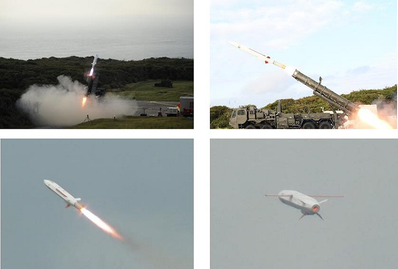 日本防衛裝備廳（ATLA）釋出陸射版12式反艦飛彈增程改良型（12SSM-ER）首批試射圖。   圖：翻攝mod.go.jp/atla/