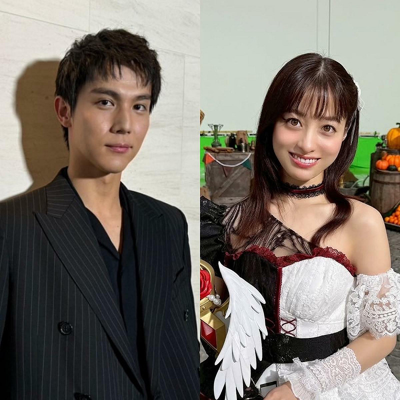 橋本環奈近期被爆出即將跟交往兩年半的男友中川大志結婚的消息。   圖：翻攝自中川大志、橋本環奈IG