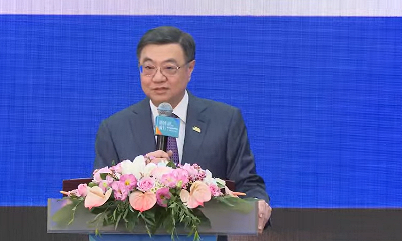 行政院長卓榮泰今（30）天親自出席國家鐵道博物館開幕儀式。   圖：擷自直播畫面
