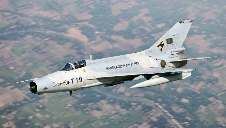 孟加拉空軍的中製F-7BGI戰機。 圖 : 翻攝自Wiki Commons 孟加拉空軍的中製F-7BGI戰機。 圖 : 翻攝自Wiki Commons