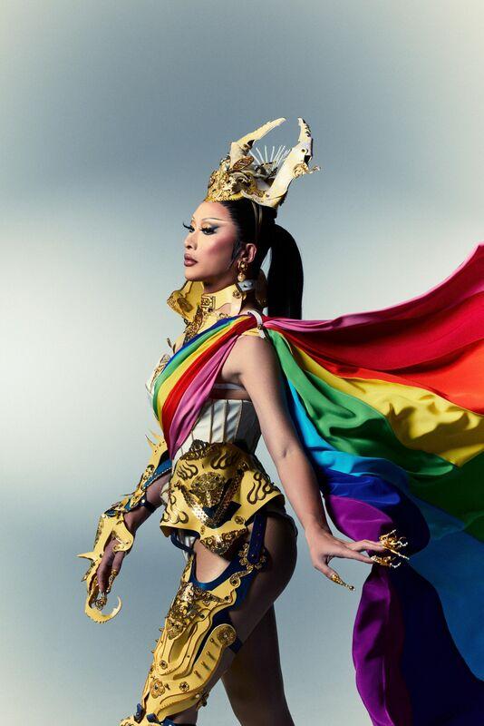 妮妃雅登阿姆斯特丹驕傲節。   圖：妮妃雅提供