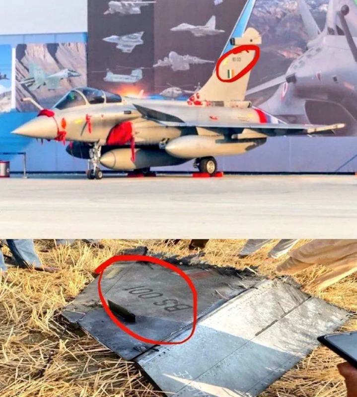 巴基斯坦方面聲稱擊落了 5 架印度戰機,包括3架陣風戰鬥機、1 架蘇-30MKI 及 1 架米格-29UPG,並公開展示疑似殘骸,對印度空軍構成輿論壓力。 圖:翻攝自騰訊網 巴基斯坦方面聲稱擊落了 5 架印度戰機,包括3架陣風戰鬥機、1 架蘇-30MKI 及 1 架米格-29UPG,並公開展示疑似殘骸,對印度空軍構成輿論壓力。 圖:翻攝自騰訊網