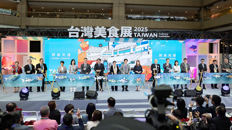  賴清德出席「2025年台灣美食展開幕典禮」。 圖：總統府提供 
