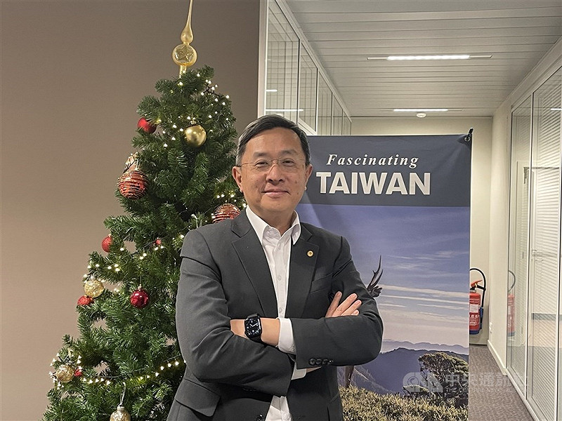 圖為駐歐盟兼駐比利時代表李淳。（中央社檔案照片）   圖：中央社提供