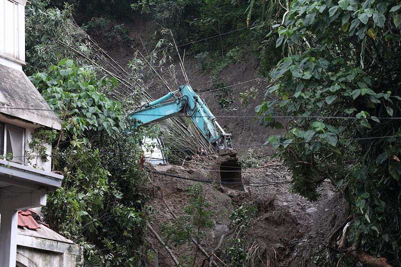 北屯大坑地區災情嚴重。 圖:台中市政府/提供