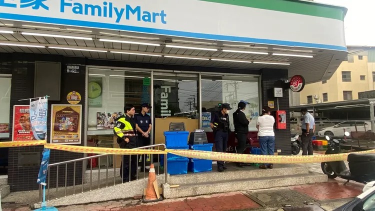 台中豐原一處超商內,詹智能遭黃姓男子持刀砍殺。 圖:民眾提供