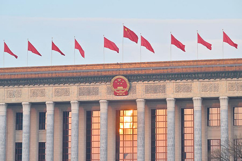 中國人民解放軍建軍 98 周年招待會於 7 月 31 日晚間在北京人民大會堂舉行。 圖:翻攝自 X 人民日報 People's Daily