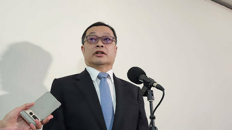 外交部政務次長陳明祺。   圖：蕭依岑／攝