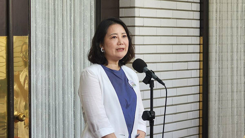 民進黨立法院黨團幹事長吳思瑤。   圖：蕭依岑／攝