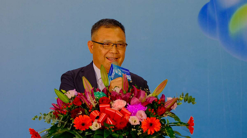 吳永強表示，高雄加盟展規模不斷擴大，代表南台灣旺盛的創業潛力。   圖：台灣連鎖加盟促進協會/提供