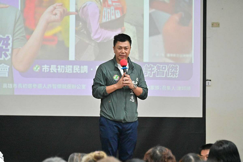 現任議員黃文志到場同台。 圖:許智傑辦公室/提供