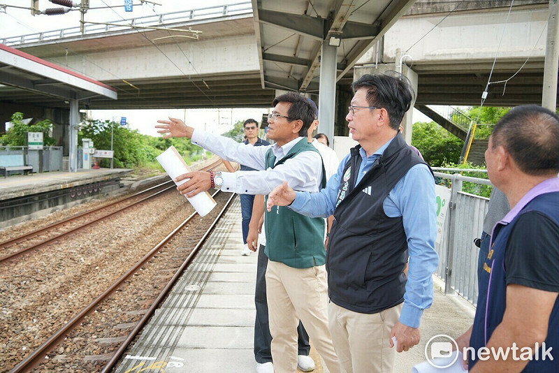 台鐵官田拔林車站改善工程，立委郭國文歷經10年成功爭取5008萬元，並於今日舉辦開工儀式。預計完工日期在2027年的6月即可開放使用。   圖：郭國文服務處提供