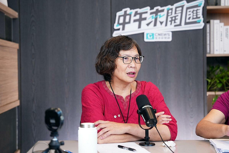民眾黨前立委蔡壁如，今（12）日接受主持人黃光芹《CNEWS匯流新聞網》政論live直播節目《中午來開匯》專訪。   圖：CNEWS匯流新聞網提供