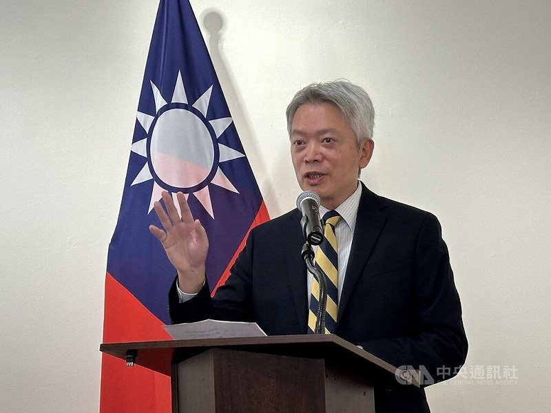 駐紐約辦事處長李志強祝義診團在烏期間,工作與行程順利。中央社記者廖漢原紐約攝 114年8月13日 圖:中央社提供