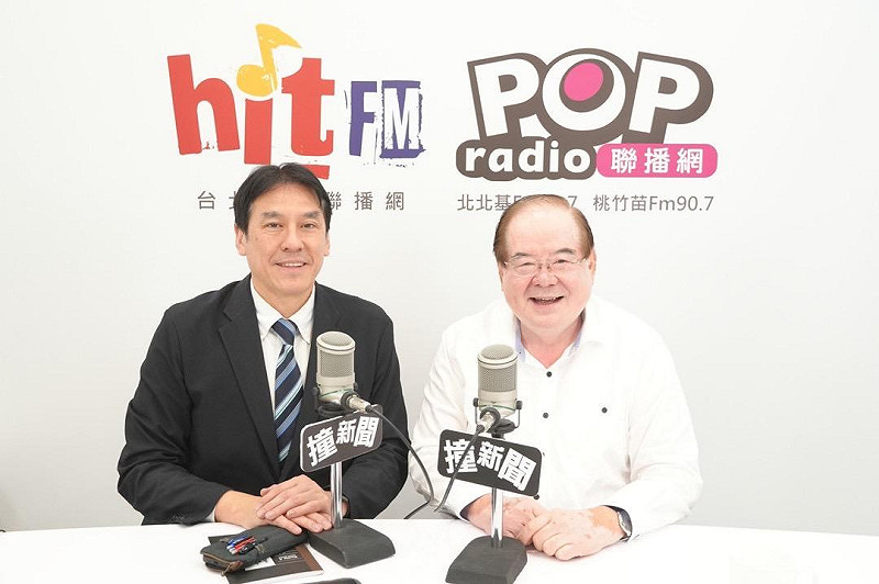 李乾龍13日上午在《POP撞新聞》接受資深媒體人黃暐瀚專訪。 圖:《POP撞新聞》提供