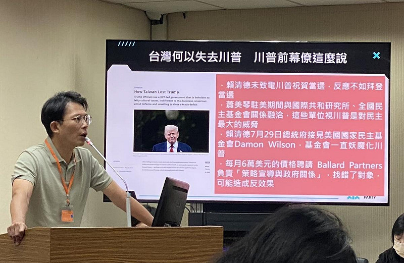 民眾黨立委黃國昌質詢外交部關於惠頓的文章   圖：林朝億/攝
