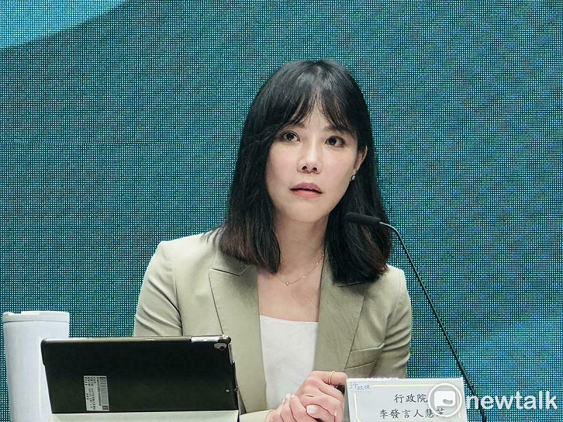 行政院發言人李慧芝。   圖：謝莉慧／攝