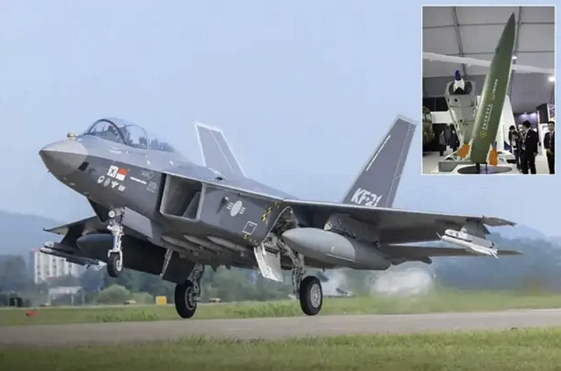 韓國已確認正研發一款專為 KF-21 打造的空射高超音速彈道飛彈，將以「韓國戰術地對地飛彈」（KTSSM）系列為基礎設計，每架戰機可掛載2枚。   圖：翻攝自 寰球戰略解讀