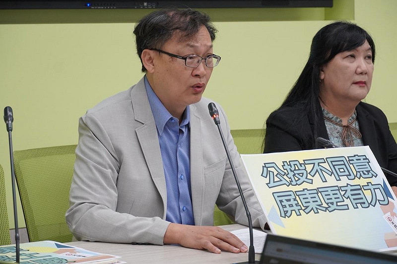 黃國昌提鑽深孔埋核廢料 徐富癸怒轟:可列為參選新北市長政見。 圖:徐富癸辦公室提供