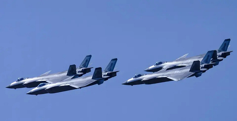  F-35A戰機。 圖：翻攝自 騰訊新聞@矚望雲霄 
