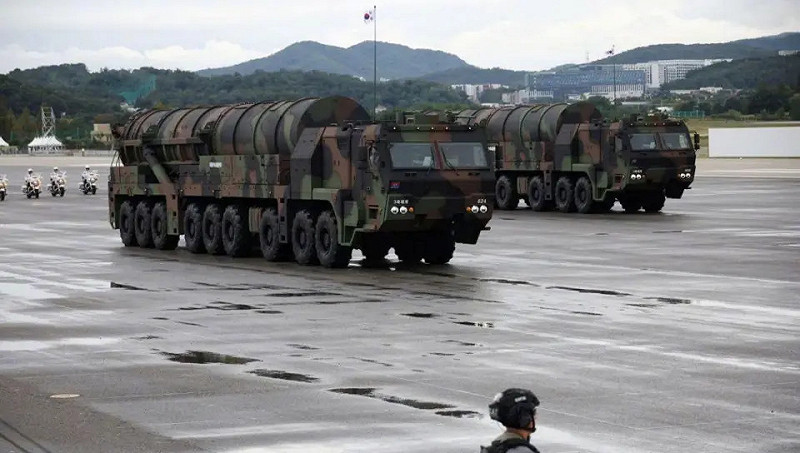  空射型 KTSSM-1 是陸基版 KTSSM-1 戰術導彈的改良版本。 圖：翻攝自 騰訊新聞@海風觀察 