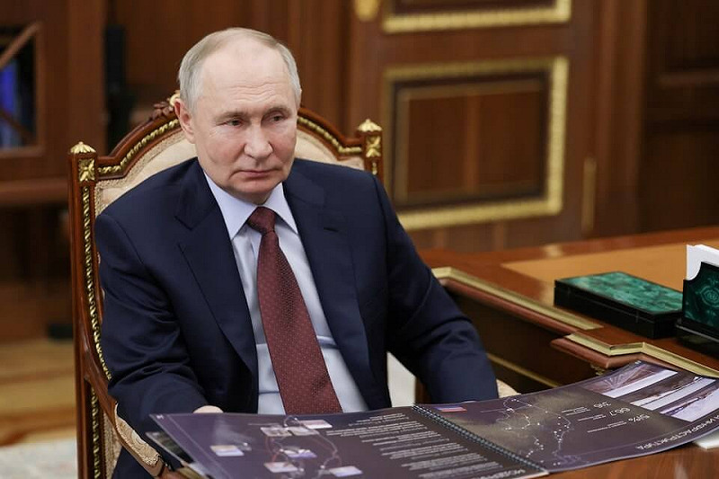 俄羅斯總統蒲亭。   （Sputnik/Mikhail Metzel/Pool via 路透社）