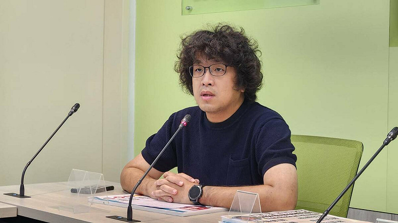民進黨立委沈伯洋。   圖：蕭依岑/攝