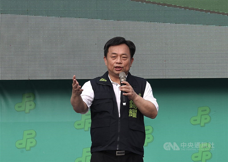 圖為前民進黨秘書長林錫耀。（中央社檔案照片）   