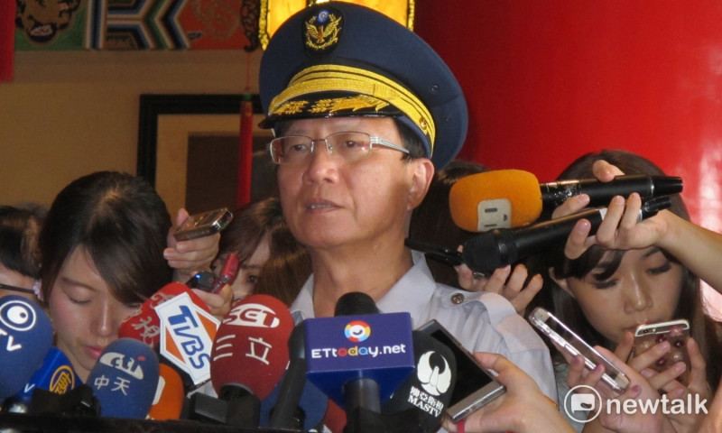 台北市警察局長陳嘉昌24日表示，有信心達成今日圓山飯店維安工作。   圖：林朝億/攝