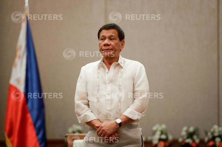 菲律賓總統杜特蒂。   圖 : 達志影像/路透社