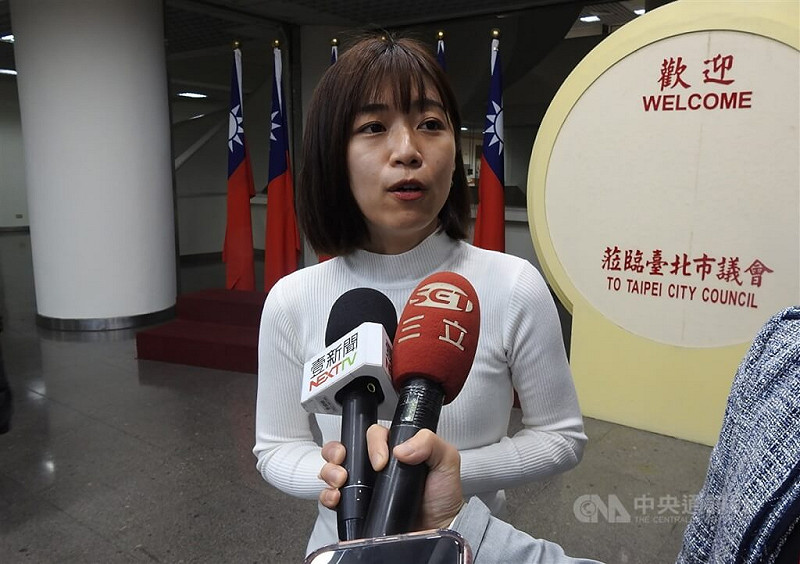 前台北市議員林穎孟。（中央社檔案照片）   