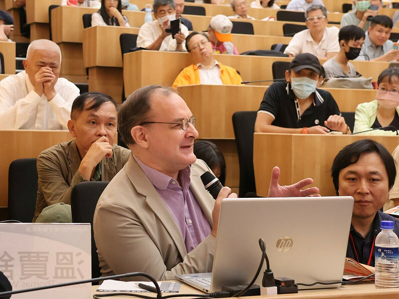溫賈舒博士認為，台灣應該在務實外交上小心一點，在以巴衝突上選邊站恐有損台灣利益。   圖：福和會提供