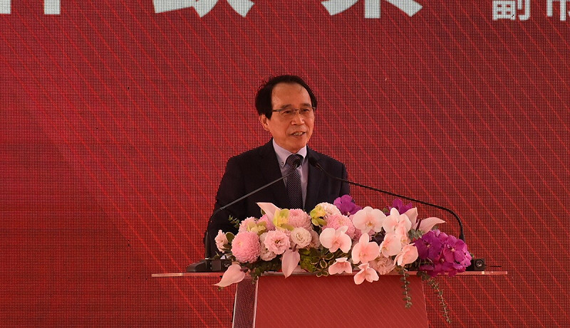 林欽榮表示市府規劃推出R20後勁站聯開案，以回應產業聚落發展所帶來的人口與住宅需求。   圖：孫家銘攝