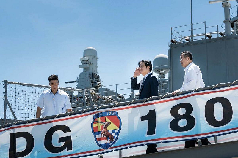 賴清德宣布將在2030年前，讓國防預算達到GDP5%。   圖：翻攝自賴清德臉書