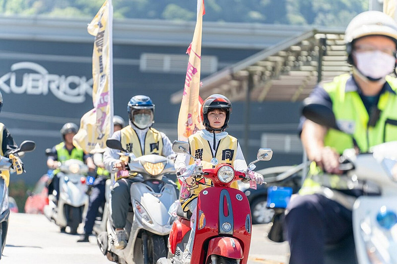 「一罷擊臣」早上10點起從豐原出發,用10小時穿越豐原、石岡、東勢、新社、和平,從山到城、五區92里,要騎到最後一哩路,堅持到最後一刻。 圖:取自「一罷擊臣 - 罷免江啟臣」臉書