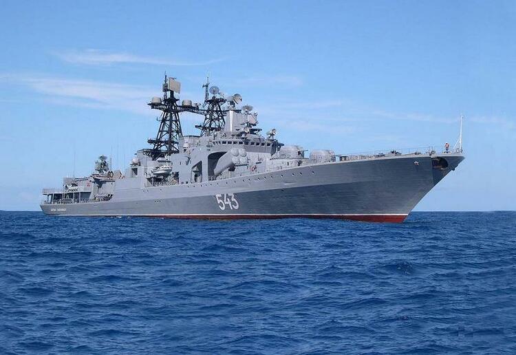 現屬俄羅斯太平洋艦隊的沙波什尼科夫元帥號。 圖 : 翻攝自國際在線