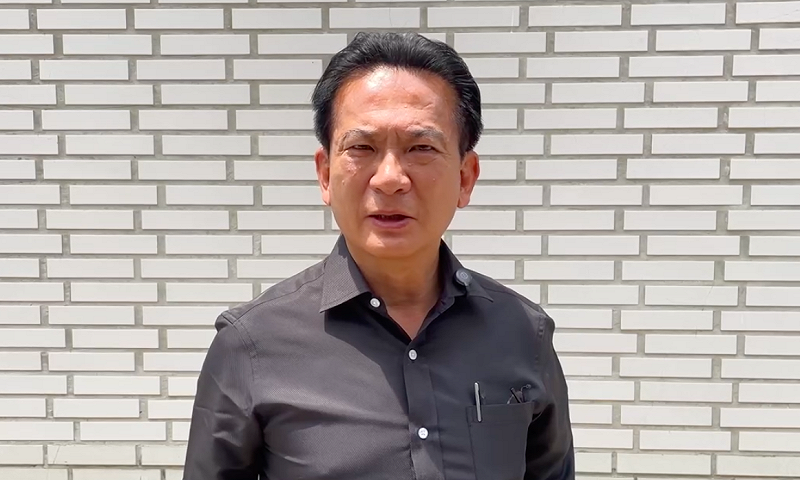 前總統蔡英文及賴清德總統於官邸會面，林俊憲認為，有助民進黨內、支持者帶來士氣。   圖：翻攝自林俊憲提供影片