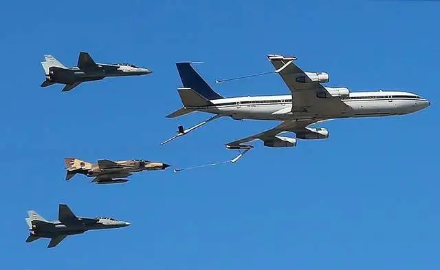  伊朗空中加油機部隊。 圖：翻攝自 騰訊新聞@潛望者 