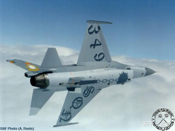 比利時空軍的 F-16A Block 5 戰機。圖:翻攝自知乎 比利時空軍的 F-16A Block 5 戰機。圖:翻攝自知乎