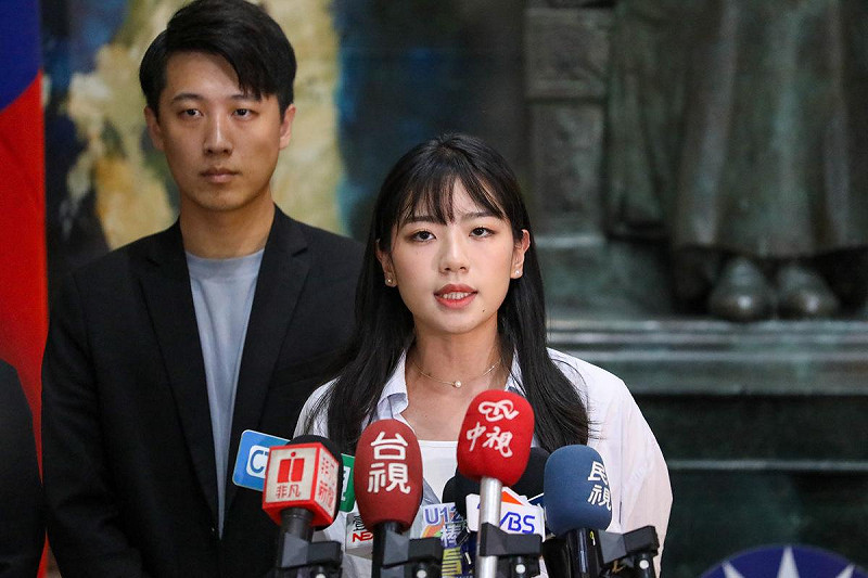 國民黨發言人楊智伃針對李洋成為首任運動部長，隔空給予祝福，並提出運動部升格後恐面對的挑戰。   圖：國民黨/提供