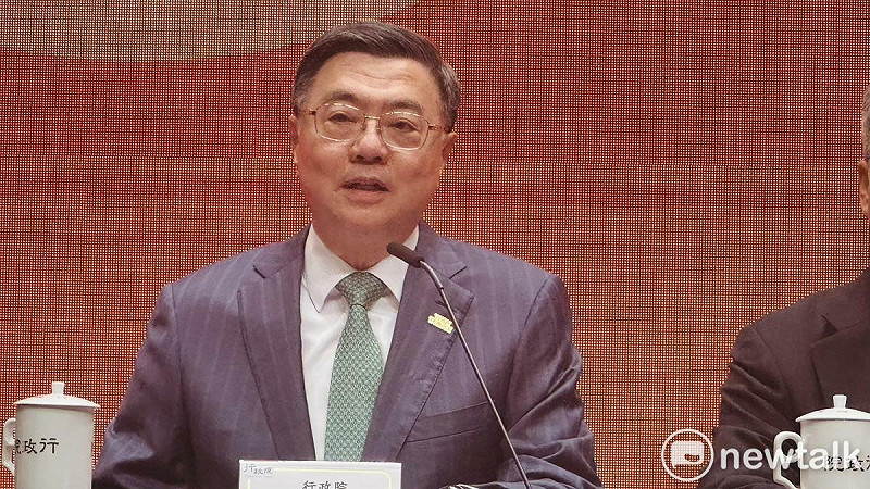 行政院長卓榮泰主持「行動創新AI內閣2.0發布記者會」。   圖：謝莉慧／攝
