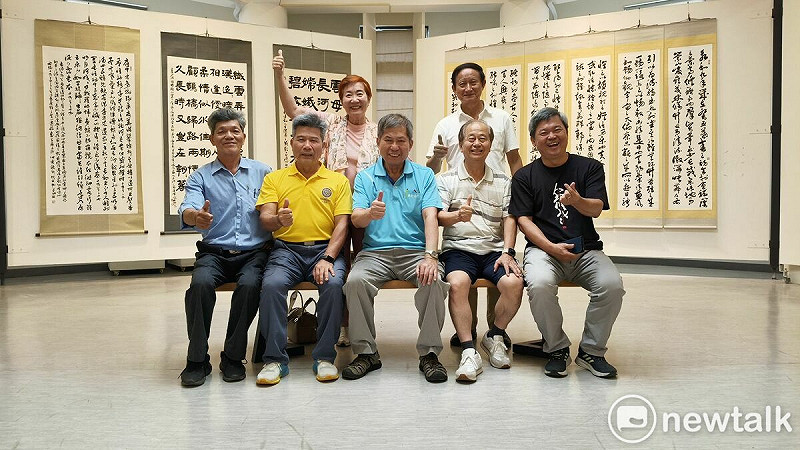 書法家阮威旭一生浸淫書法，博涉各體，桃李滿天下，備受書法界崇敬，在各界殷切期盼下，於明宗書法藝術館盛大舉辦「錦心墨痕──阮威旭書法展」，精彩可期。   圖：黃博郎／攝