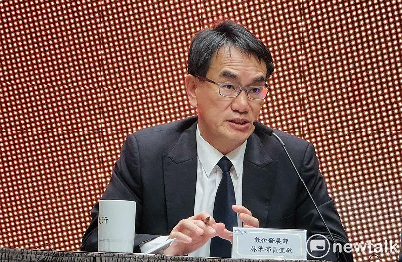 即將接任數發部長的數發部次長林宜敬今（28）天強調，依規定，各級政府機關希望使用中國廠牌的資通訊產品，必須經過資安長核准並函報數發部同意才可以，但截至昨天為止，都沒收到北市府的申請。   圖：謝莉慧/攝