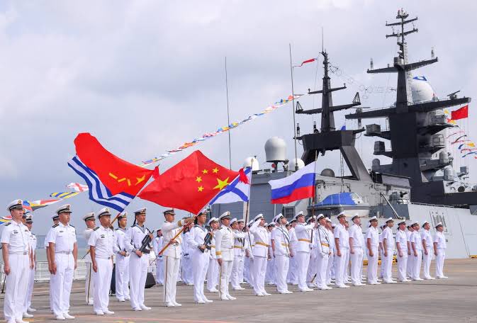 近年來中俄軍事合作持續升溫。 圖:翻攝自X帳號@thePulseGlobal 近年來中俄軍事合作持續升溫。 圖:翻攝自X帳號@thePulseGlobal