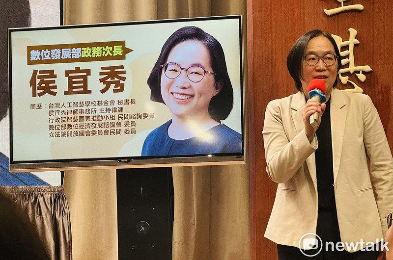 準數發部政務次長侯宜秀。 圖:謝莉慧/攝