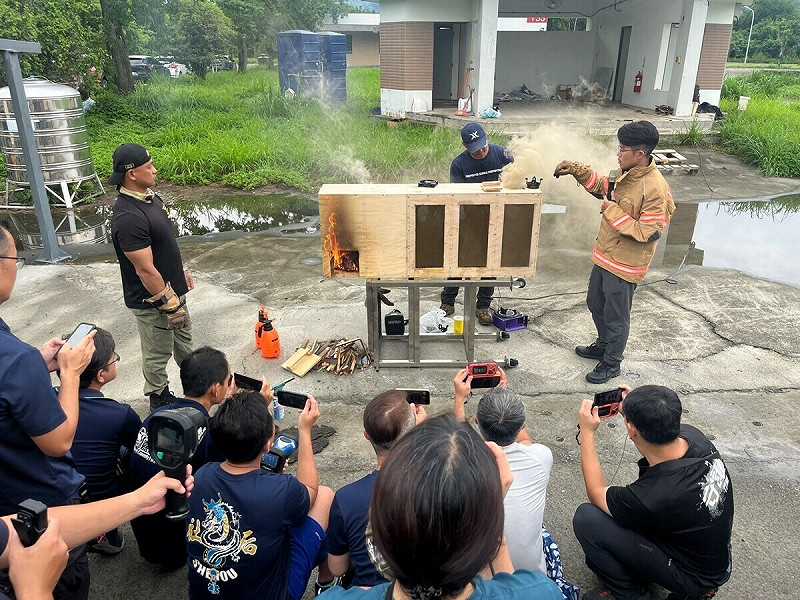 我國事故安全官課程授課情形。 圖:內政部提供