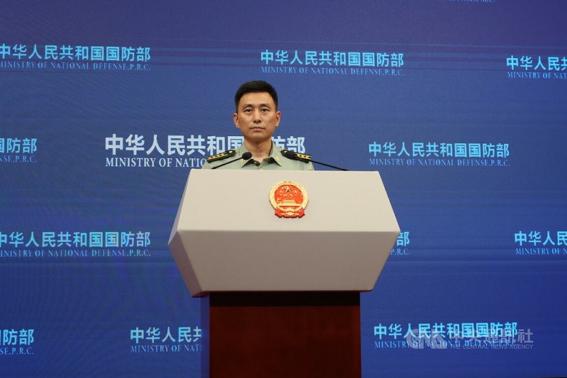 針對有無台灣老兵參加九三閱兵，中國國防部發言人張曉剛28日未作出具體回應，僅表示「國新辦發布會做了介紹」。   圖：中央社