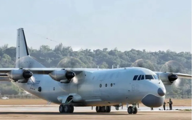 解放軍反潛機。 圖 : 翻攝自曹興教授